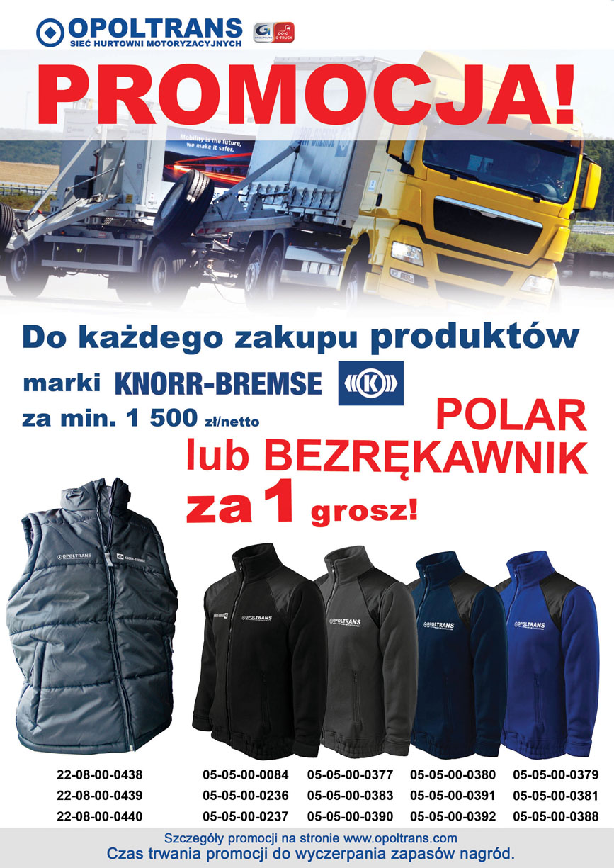 Opoltrans Do Ka dego Zakupu Produkt w Marka KNORR BREMSE Za Min 1 Opoltrans Do Ka dego Zakupu Produkt w Marka KNORR BREMSE Za Min 1